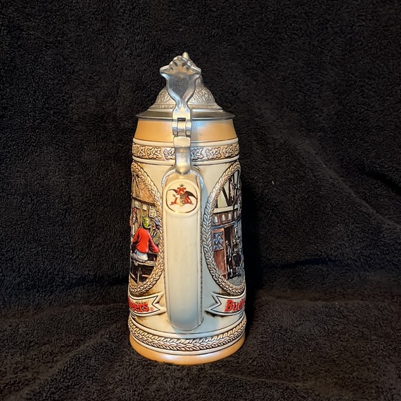 1985 Tomorrow’s Treasures Anheuser Busch Collectible Beer Stein J Series #73158 - Picture 3 of 10